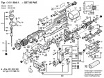 Bosch 0 601 584 841 GST 85 PAE Orbital Jigsaw 110 V / GB Spare Parts GST85PAE